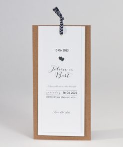 Kraft met stijlvol zwart-wit