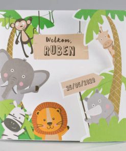 Drieluik met jungledieren