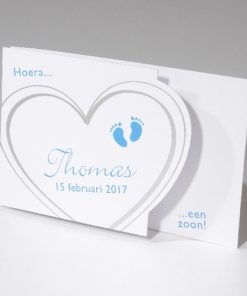 Geboortekaartje 'Kies je kleur'