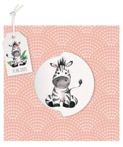 Geboortekaartje - Zebra