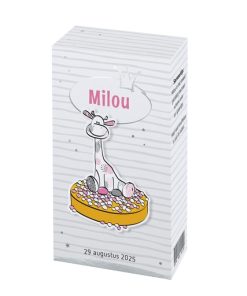 Geboortekaartje - Doosje met muisjes