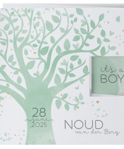 Geboortekaartje - Aquarel boom
