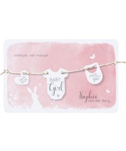 Geboortekaartje - De waslijn