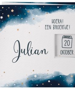 Geboortekaartje - Sterrenhemel