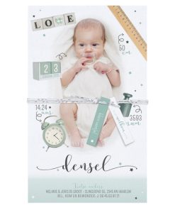 Geboortekaartje - DIY met labeltjes
