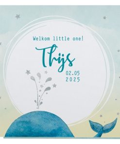 Geboortekaartje - Walvis