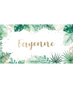 Geboortekaartje - Botanisch, in the jungle