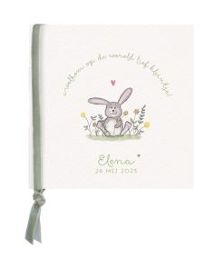 Geboortekaartje - Konijntje in het veld