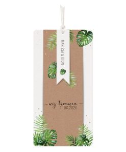 Huwelijkskaart - Groene varens