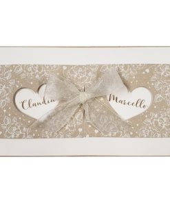 Huwelijkskaart - Harten komen samen