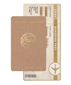 Huwelijkskaart - Ticket to love