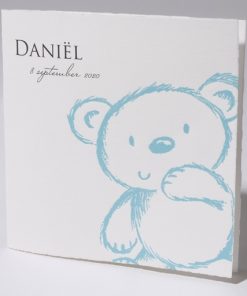 Geboortekaartje 'blauwe beer'
