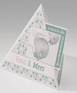 Piramide blanco - Geboortekaartje