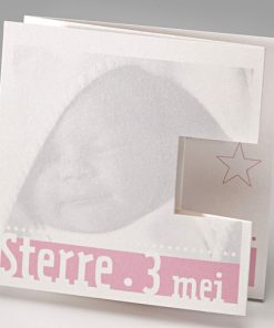 Drieluik blanco - Geboortekaartje