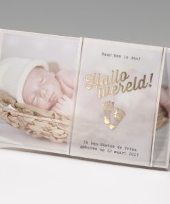 Geboortekaartje - Hallo wereld