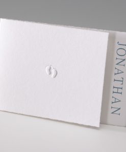 Geboortekaartje - Oud-Hollands met voetjes