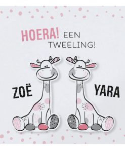 Geboortekaartje - Girafje