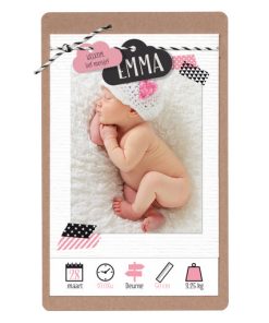 Geboortekaartje - Wolkjes