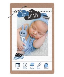 Geboortekaartje - Wolkjes