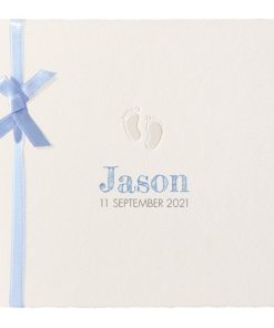 Geboortekaartje - Oud-Hollands met voetjes