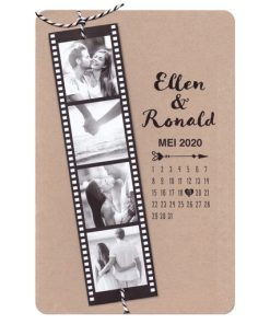 Huwelijkskaart - Klassieke filmrol