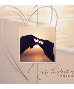 Huwelijkskaart - Zonsondergang